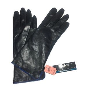✨ Fownes ✨ NWT Black Leather Gloves